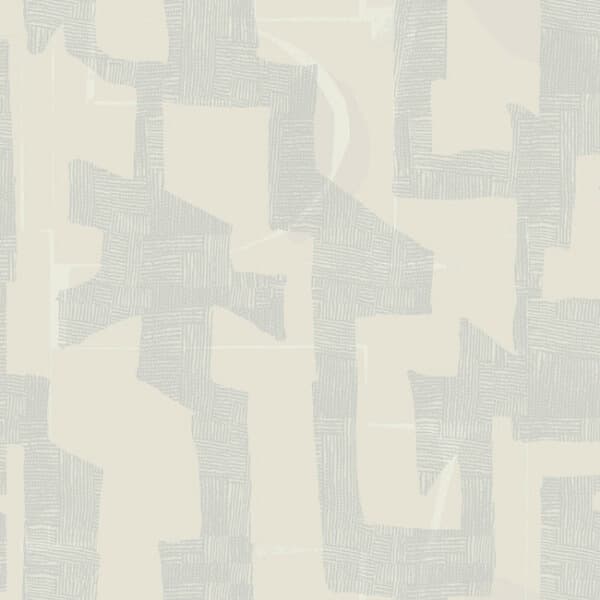 Nikki Chu Modern Tribal Wallpaper- Neutral/Grey