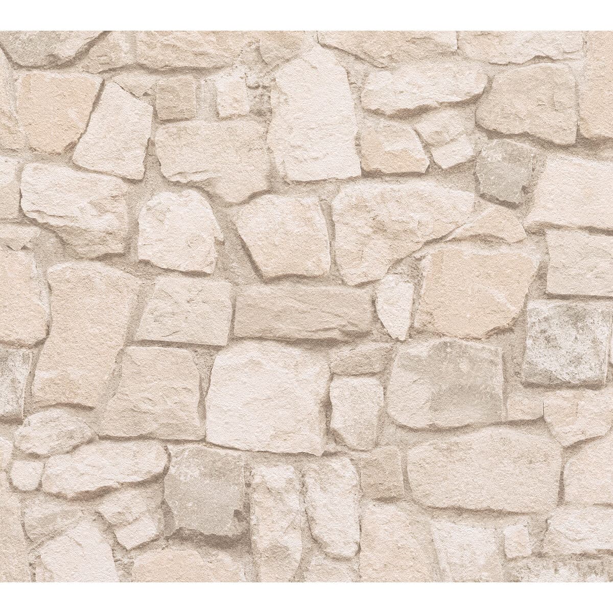Morris Beige Natural Stone Wallpaper