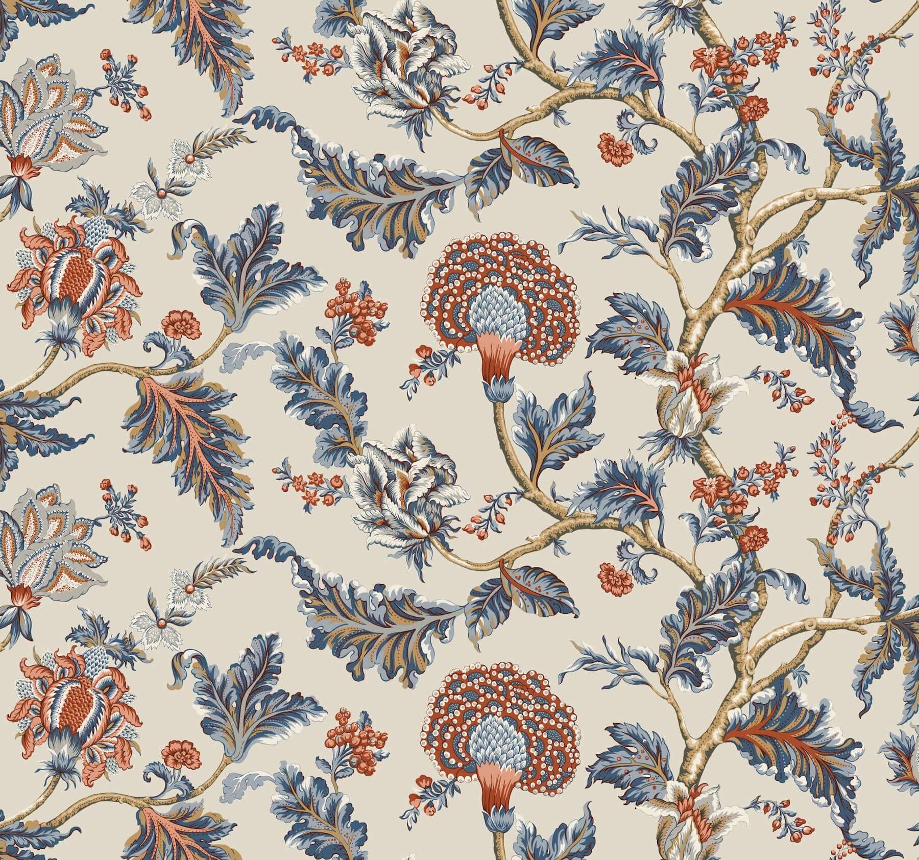 Monroe Wallpaper- Navy