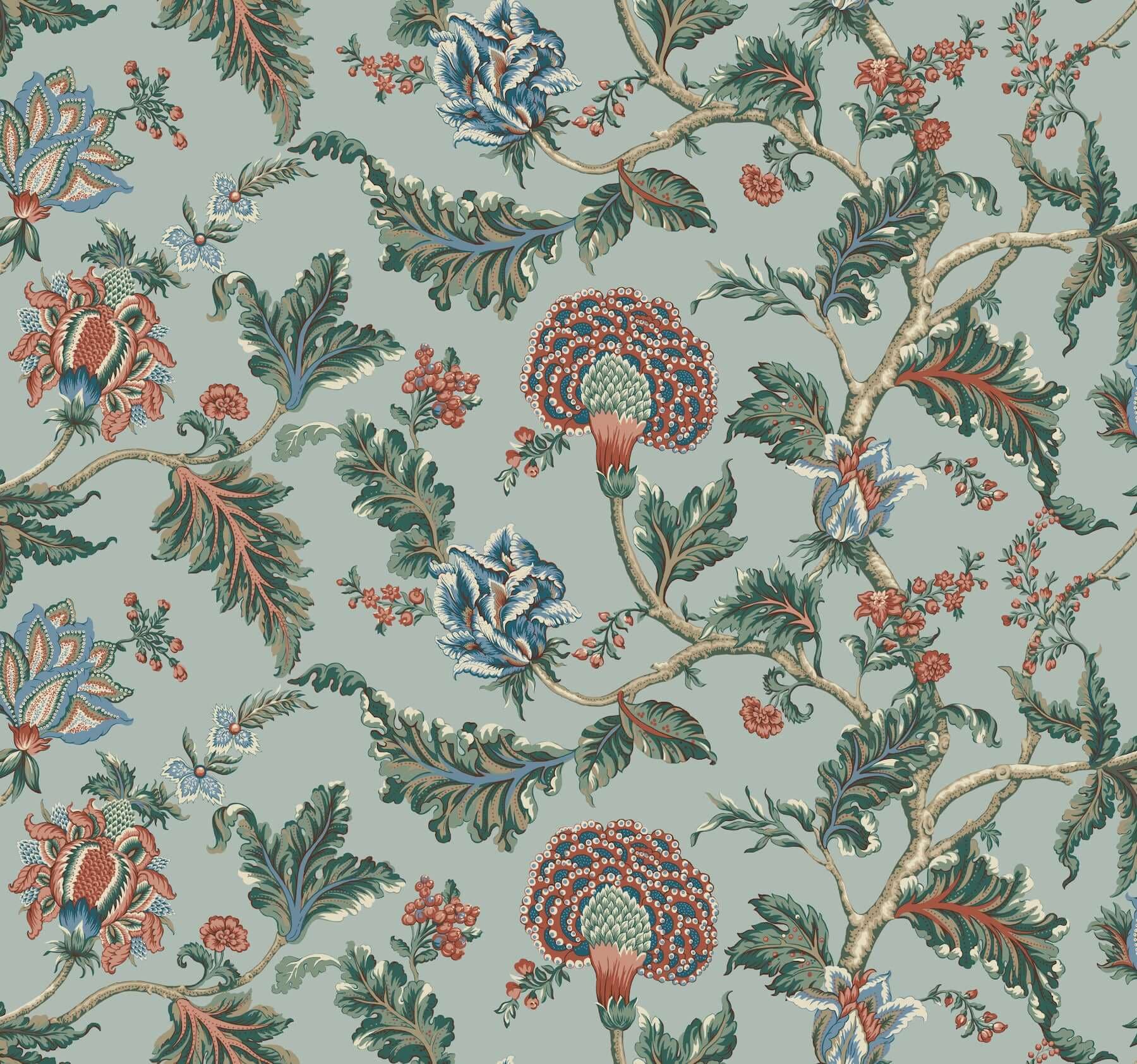 Monroe Wallpaper- Teal