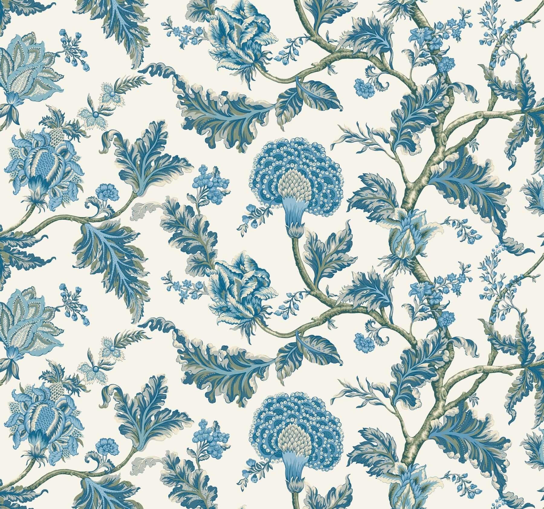 Monroe Wallpaper- Blue