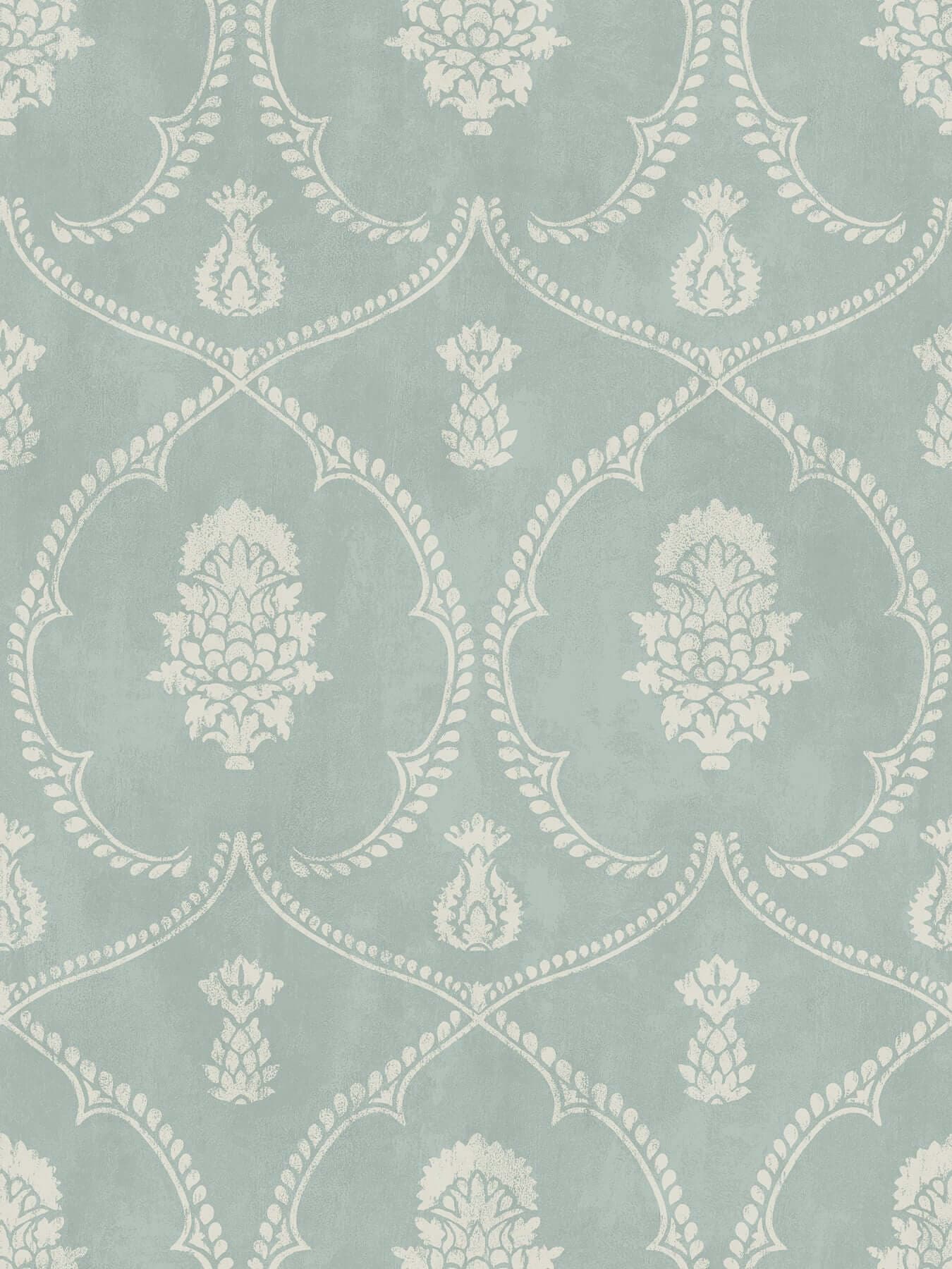 Royal Damask Wallpaper- Jade