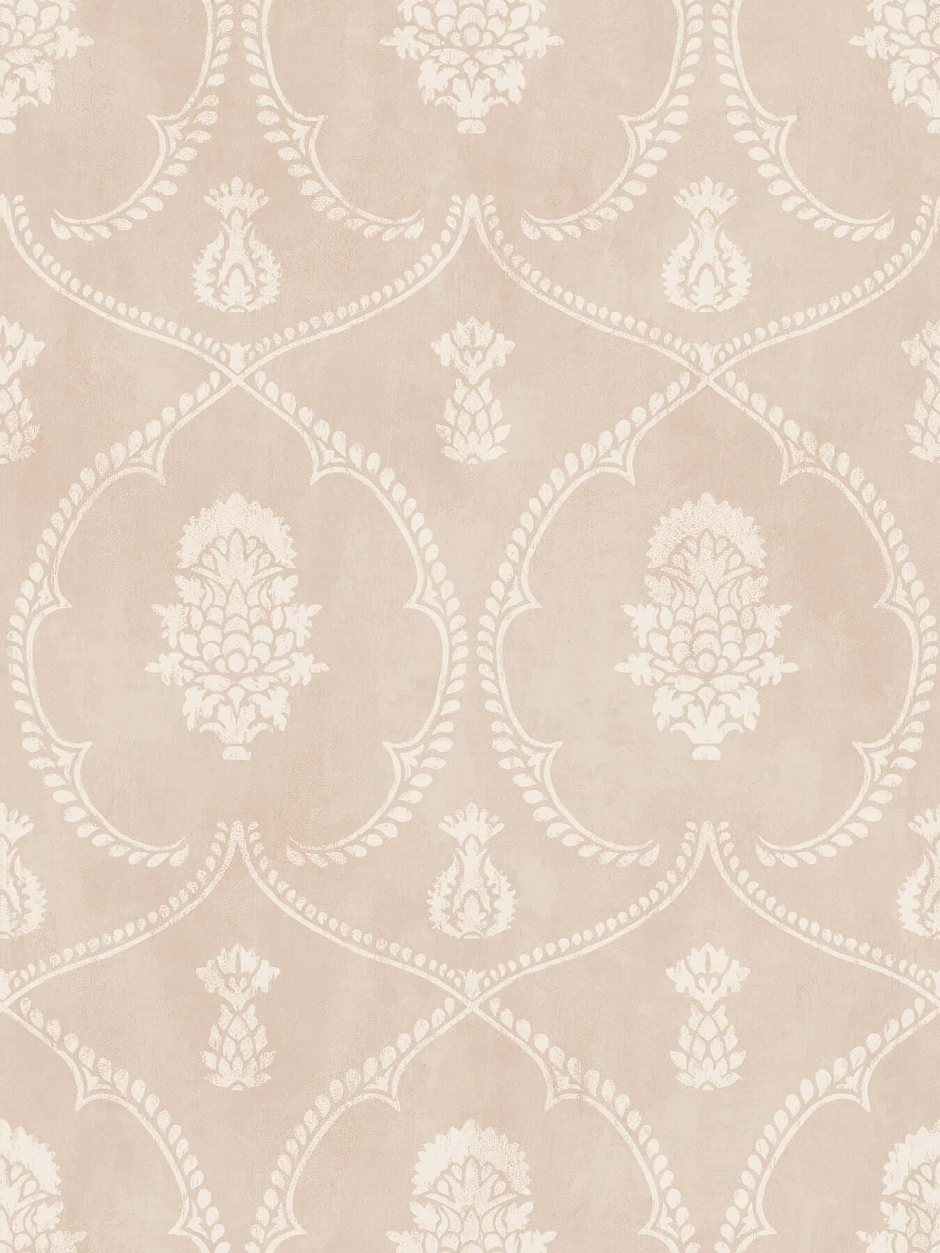 Royal Damask Wallpaper- Blush