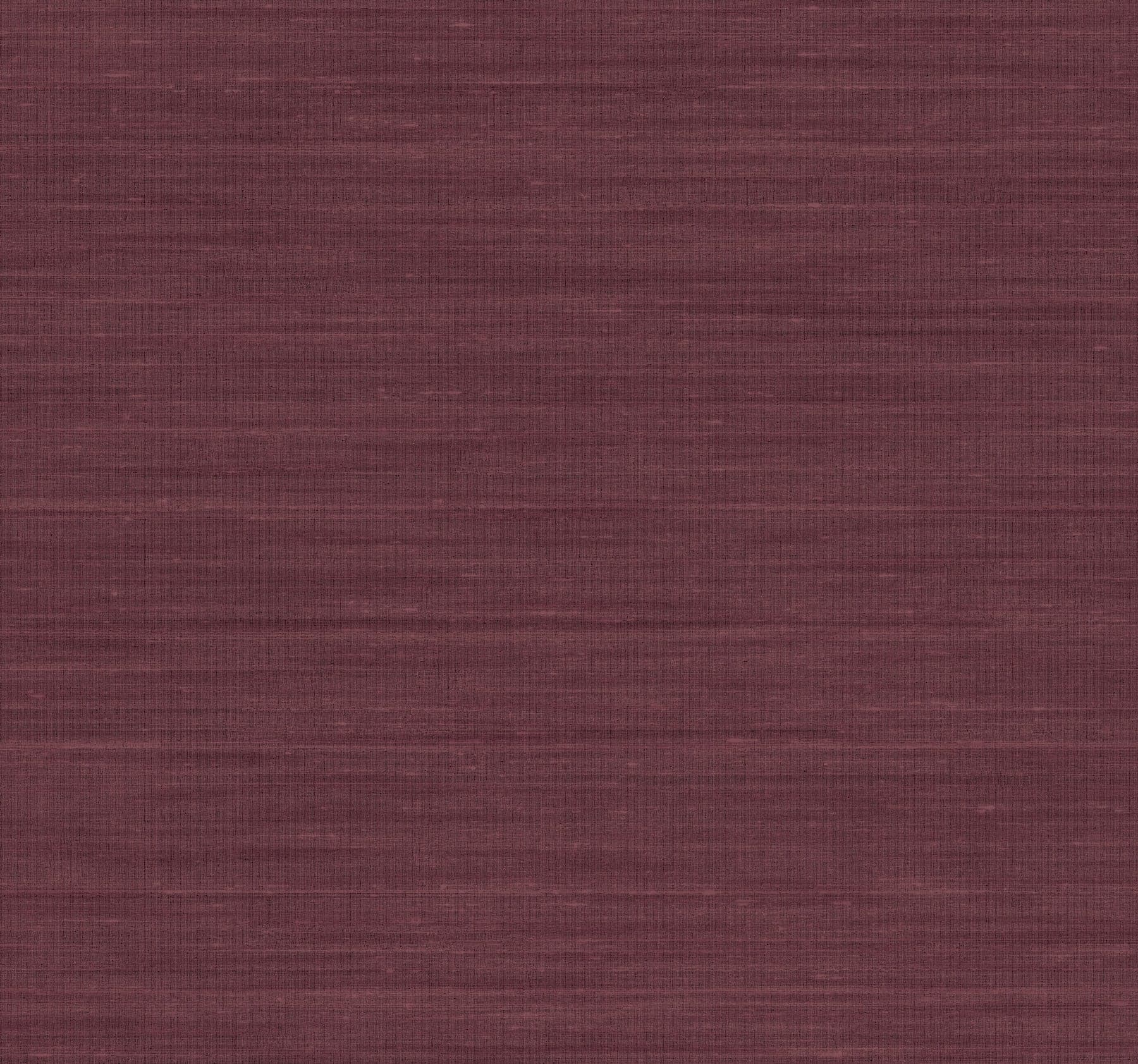 Sari Silk Faux Fabric Merlot Wallpaper