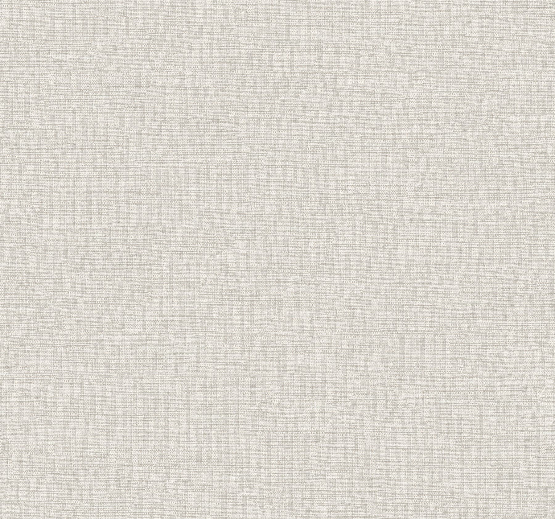 Terrene Faux Linen Light Grey Wallpaper