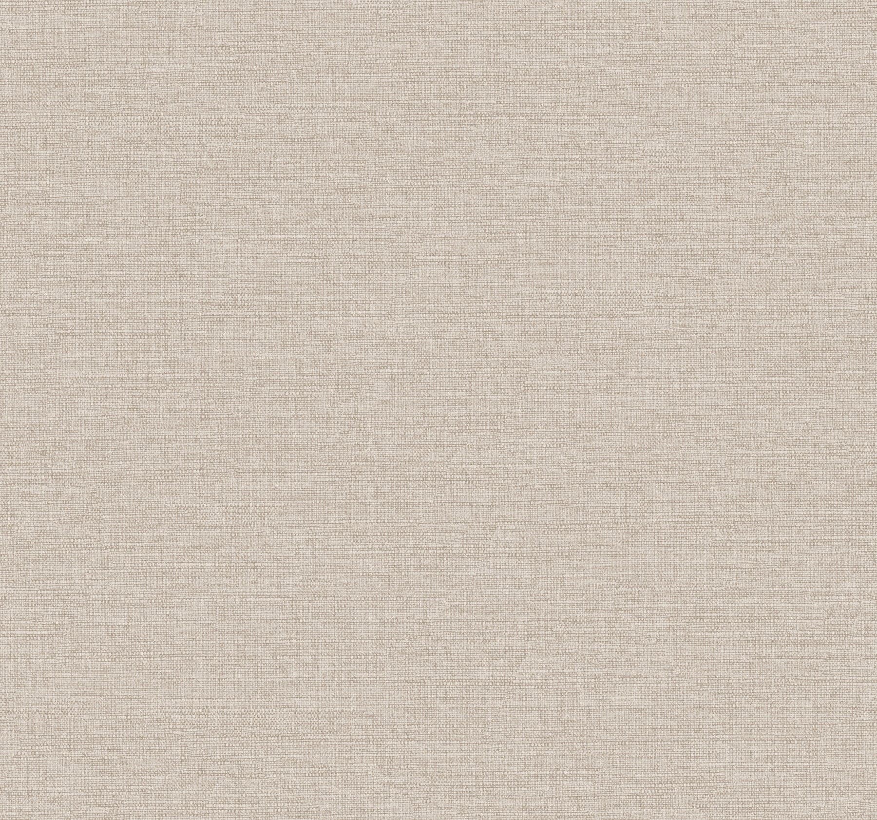 Terrene Faux Linen Brown Wallpaper