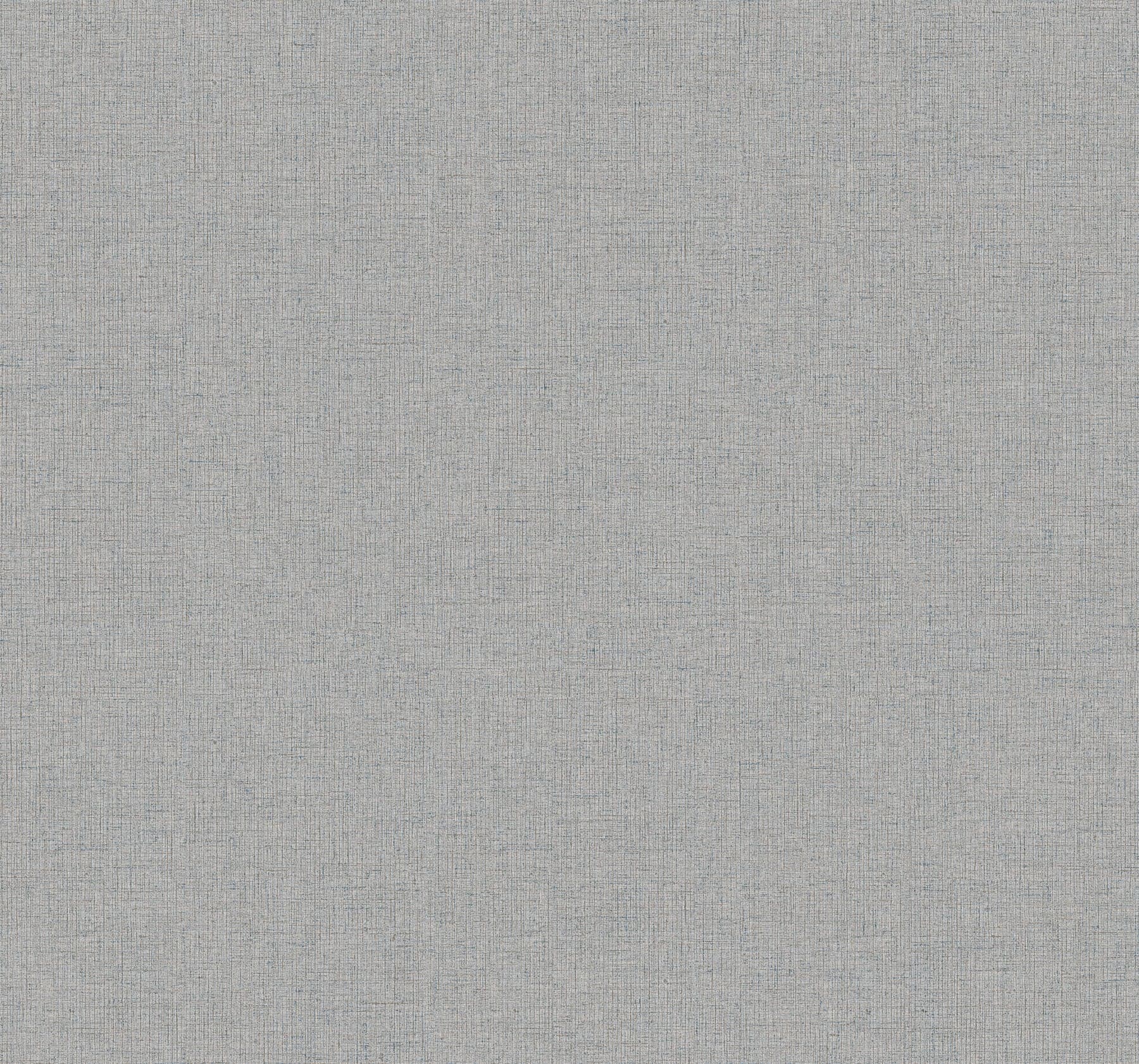 Heathered Linen Faux Fabric Light Blue Wallpaper