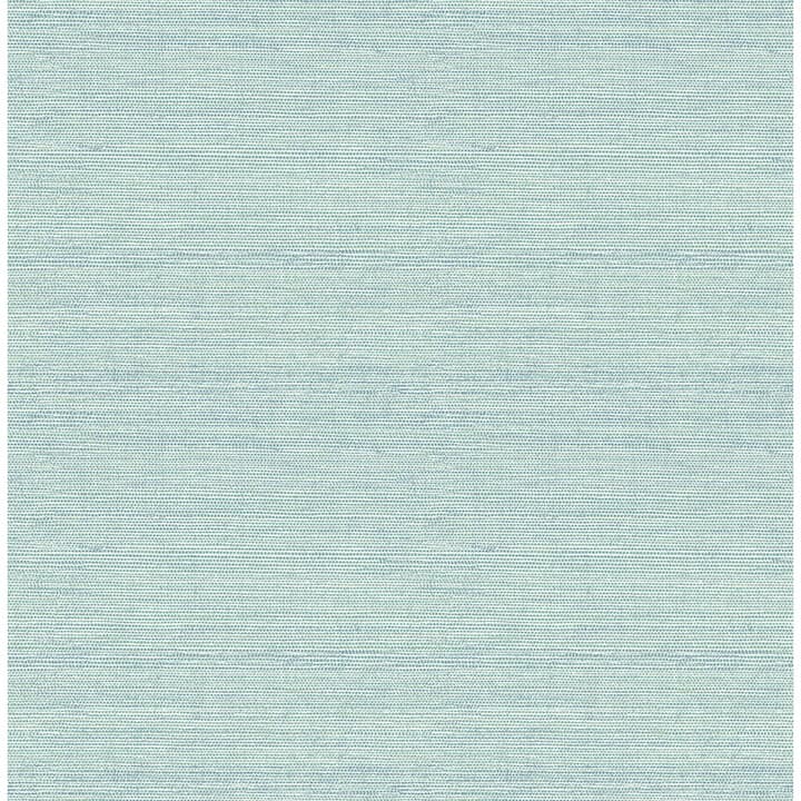 Agave Aqua Faux Grasscloth Wallpaper
