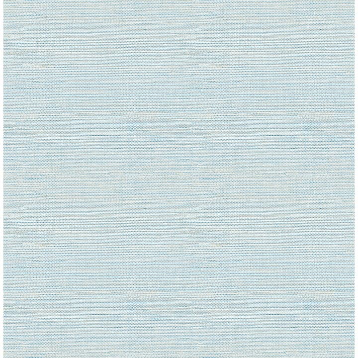 Agave Sky Blue Faux Grasscloth Wallpaper