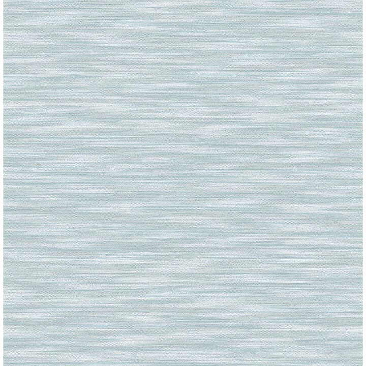 Benson Light Blue Faux Fabric Wallpaper