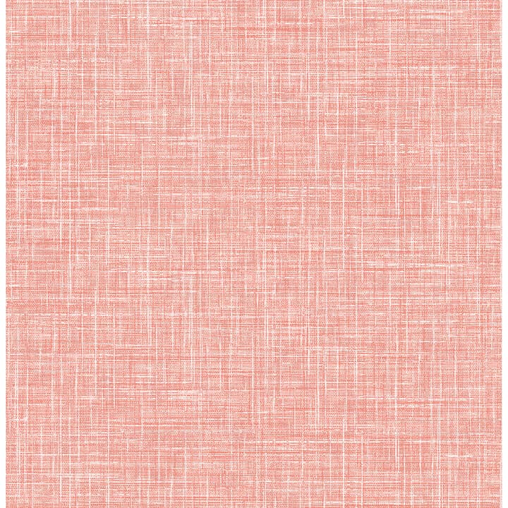 Emerson Coral Linen Wallpaper