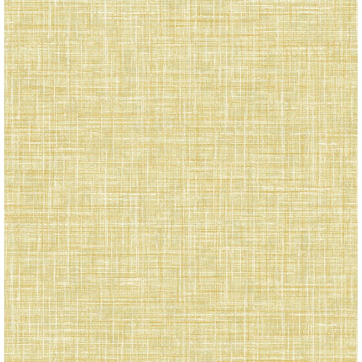 Emerson Yellow Linen Wallpaper