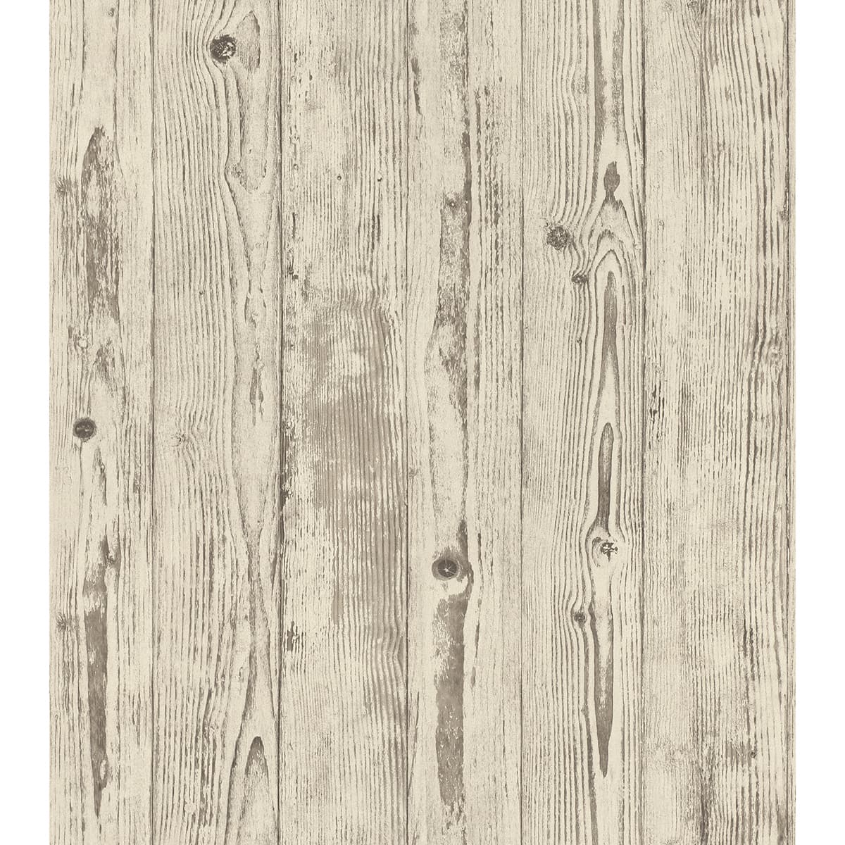 Albright Ivory Weathered Oak Panels Wallpaper