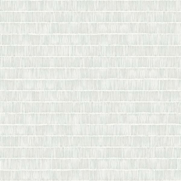 Horizontal Hash Marks Wallpaper- Grey