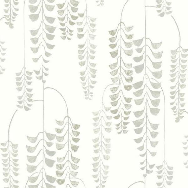 Deco Wisteria Wallpaper- Neutral