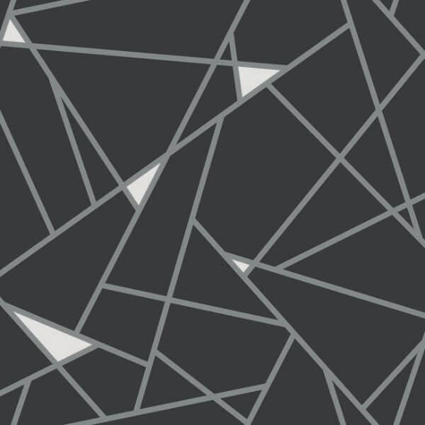 Prismatic Wallpaper- Black