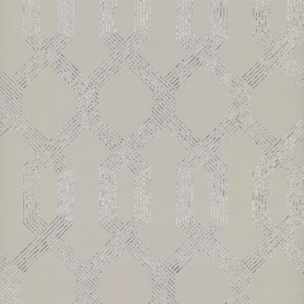 Viva Lounge Wallpaper- Grey/Silver