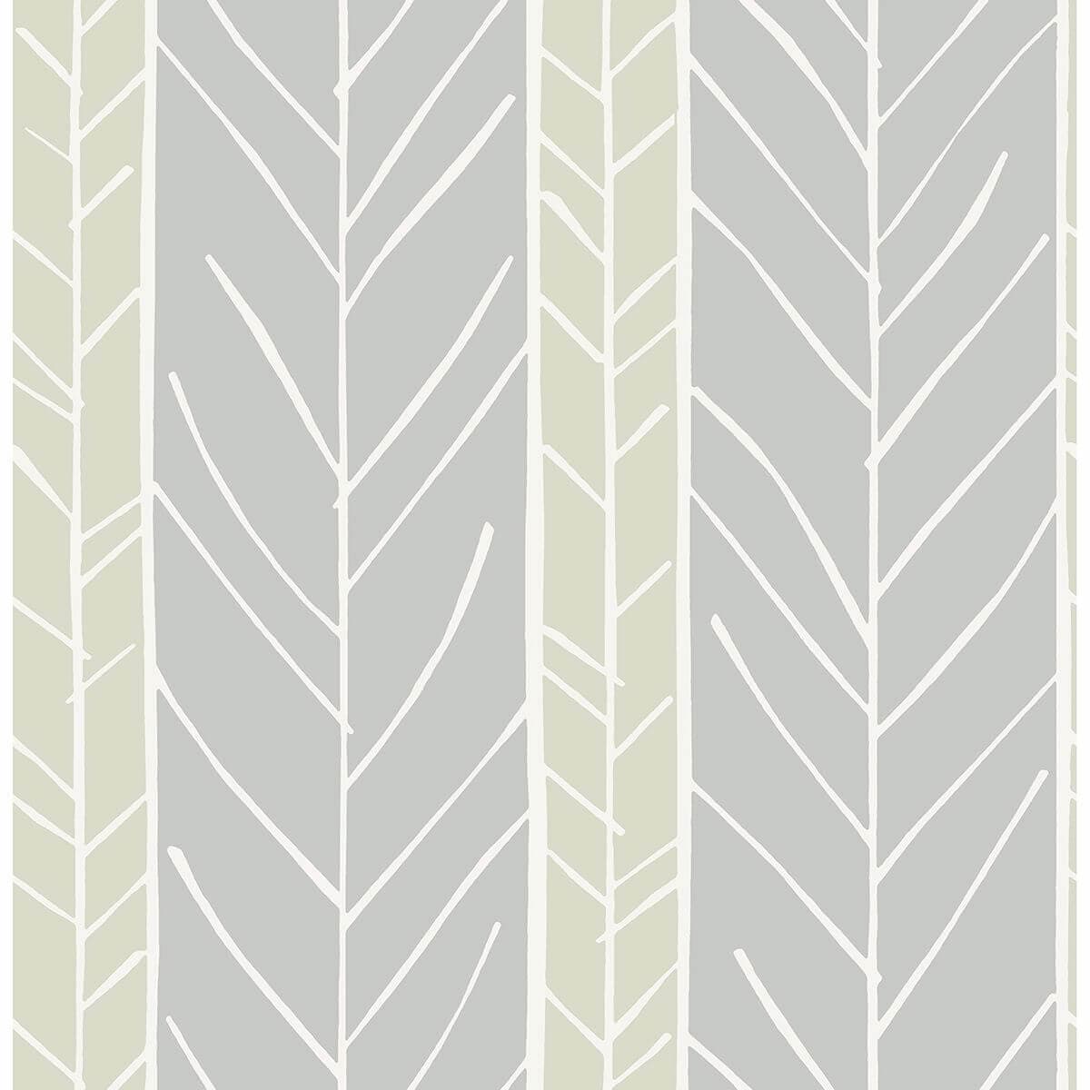 Lottie Grey Stripe Wallpaper