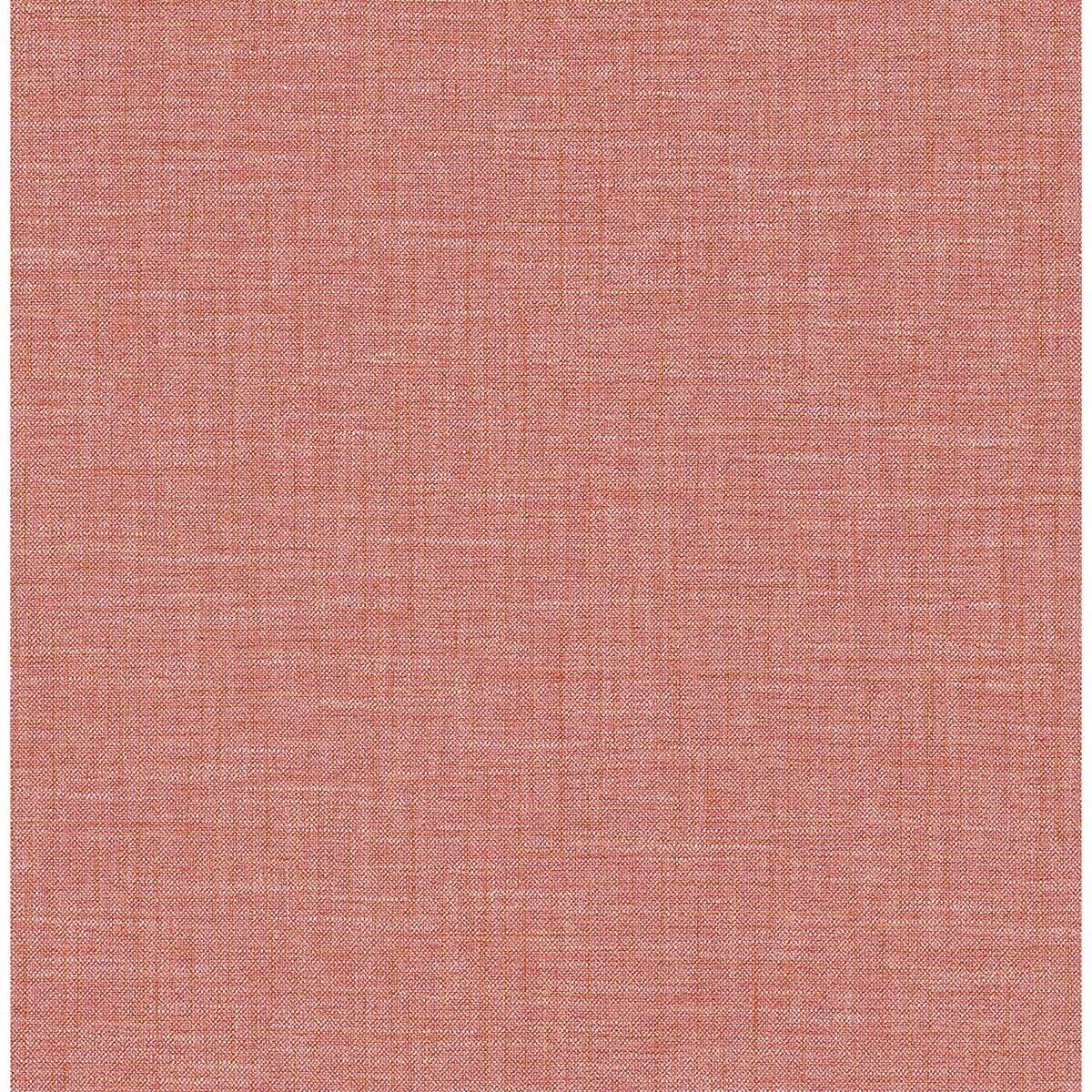 Jocelyn Pink Faux Linen Wallpaper