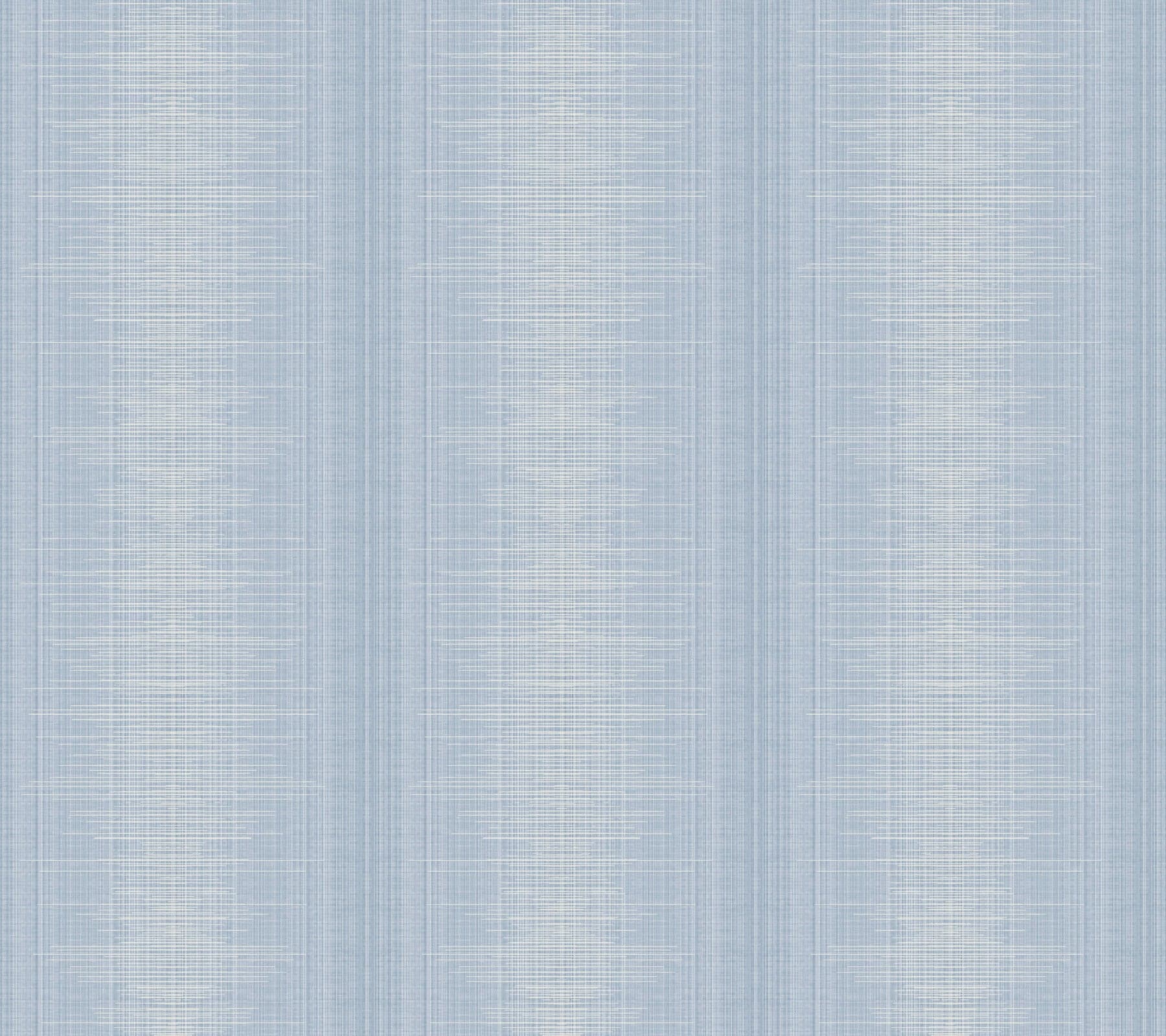 Silk Weave Stripe Blue Wallpaper