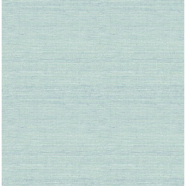 Agave Aqua Faux Grasscloth Wallpaper