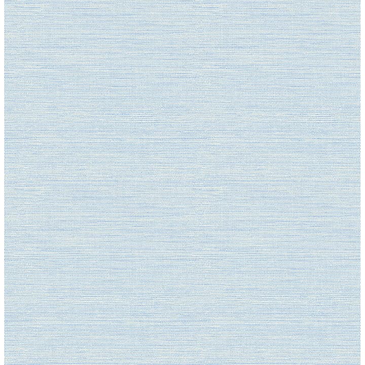 Agave Blue Faux Grasscloth Wallpaper