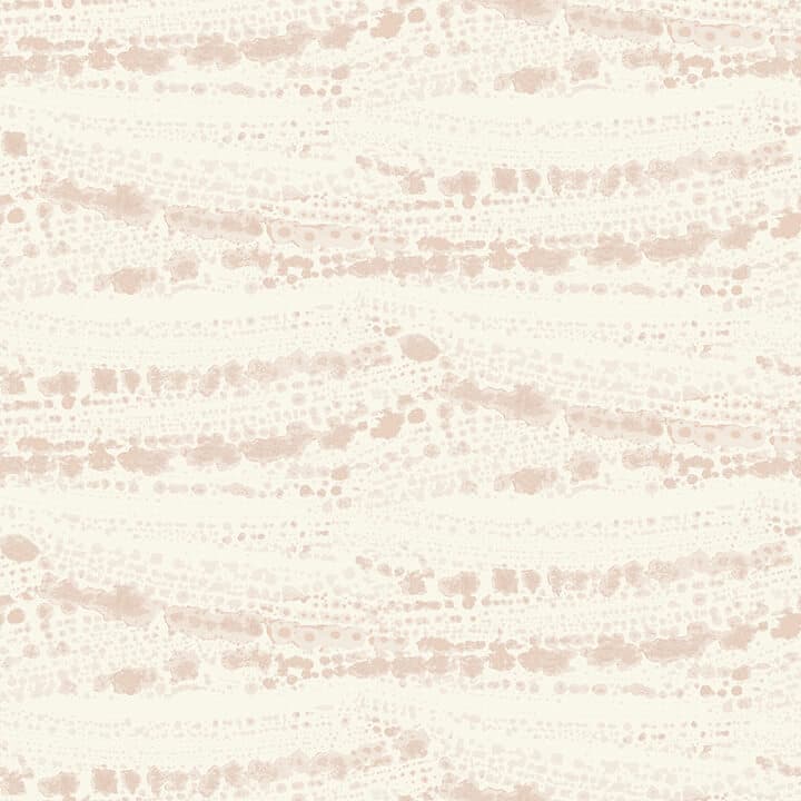Rannell Peach Abstract Scallop Wallpaper