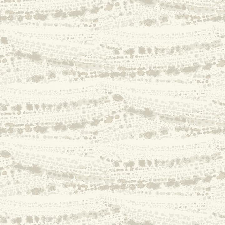 Rannell Beige Abstract Scallop Wallpaper
