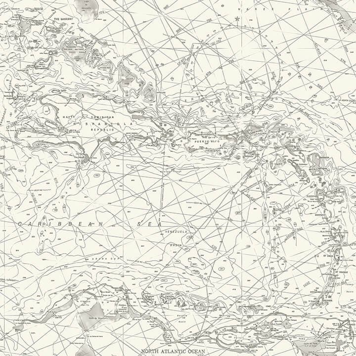 Charts Black Nautical Chart Wallpaper