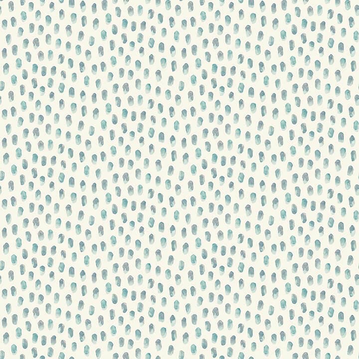 Sand Drips Aqua Painted Dots Wallpaper