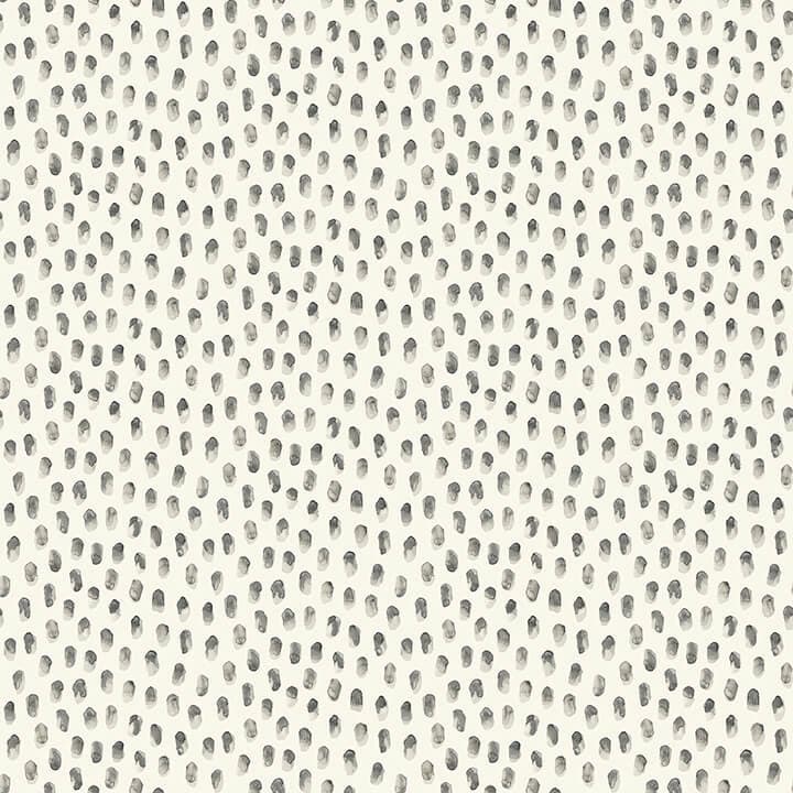 Sand Drips Dark Grey Painted Dots Wallpaper