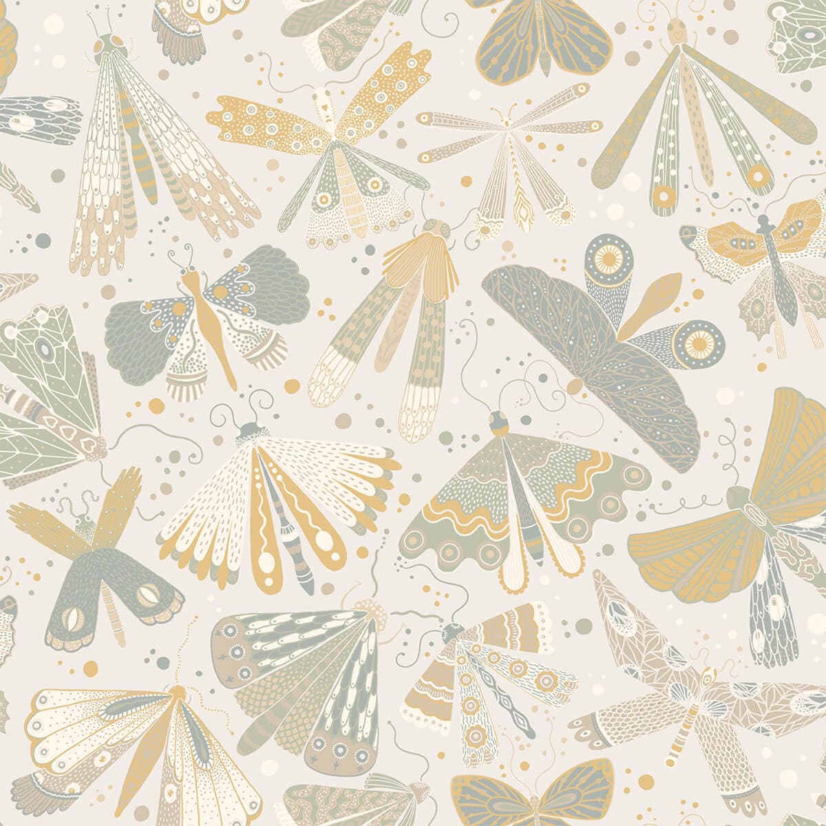 Flyga Light Blue Butterfly Bonanza Wallpaper