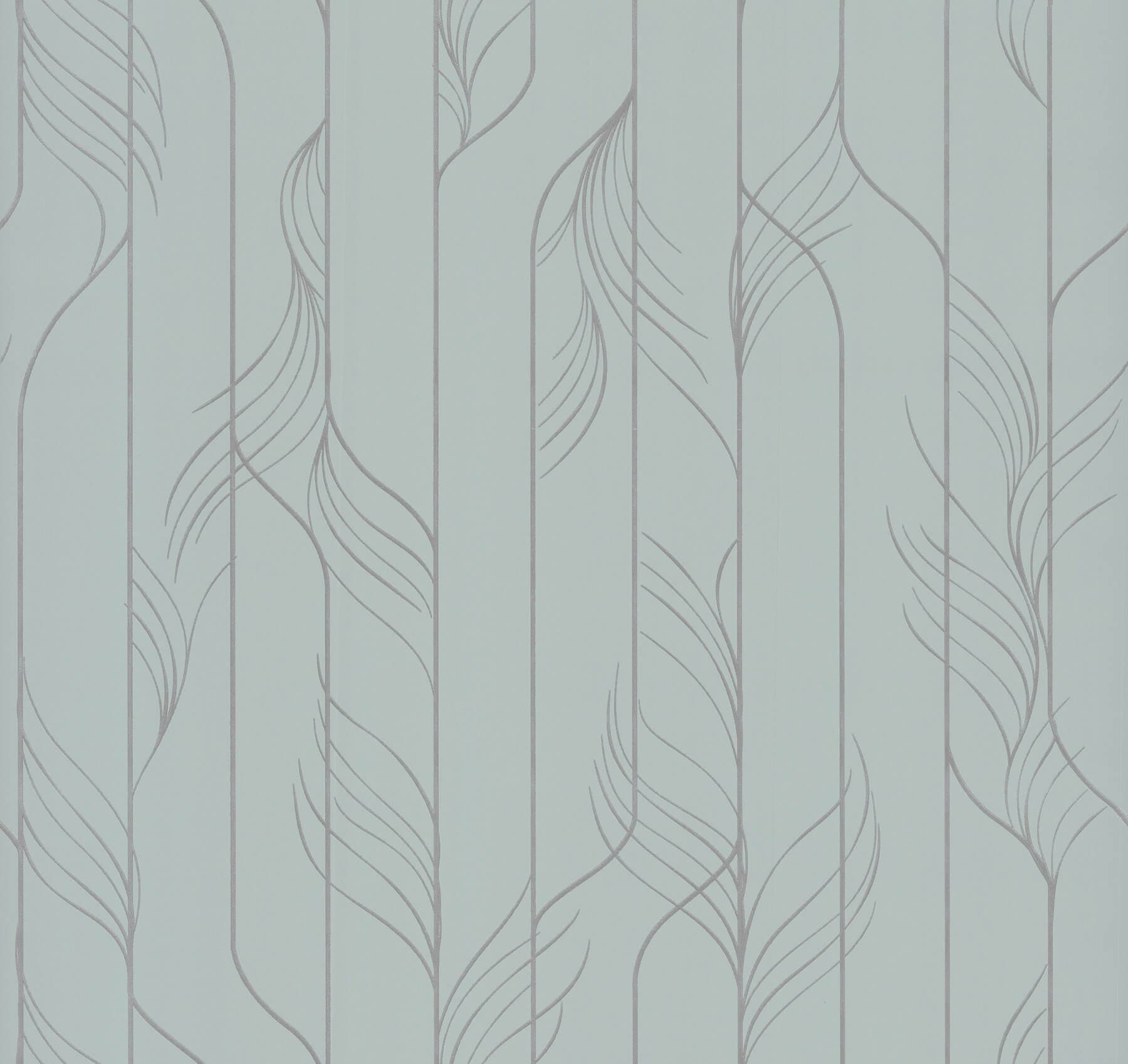 Elemental Thread Wallpaper- Blue & Silver
