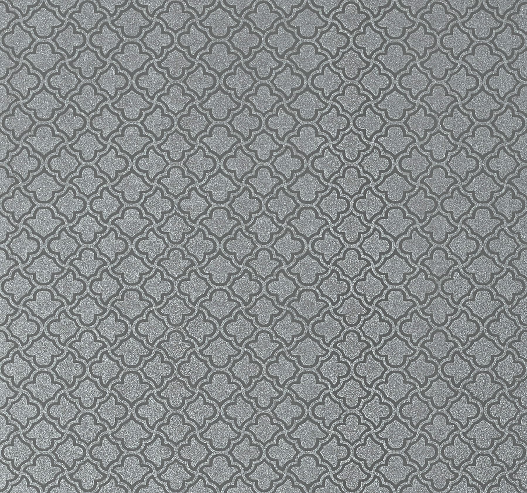 Uptown Glam Wallpaper- Charcoal