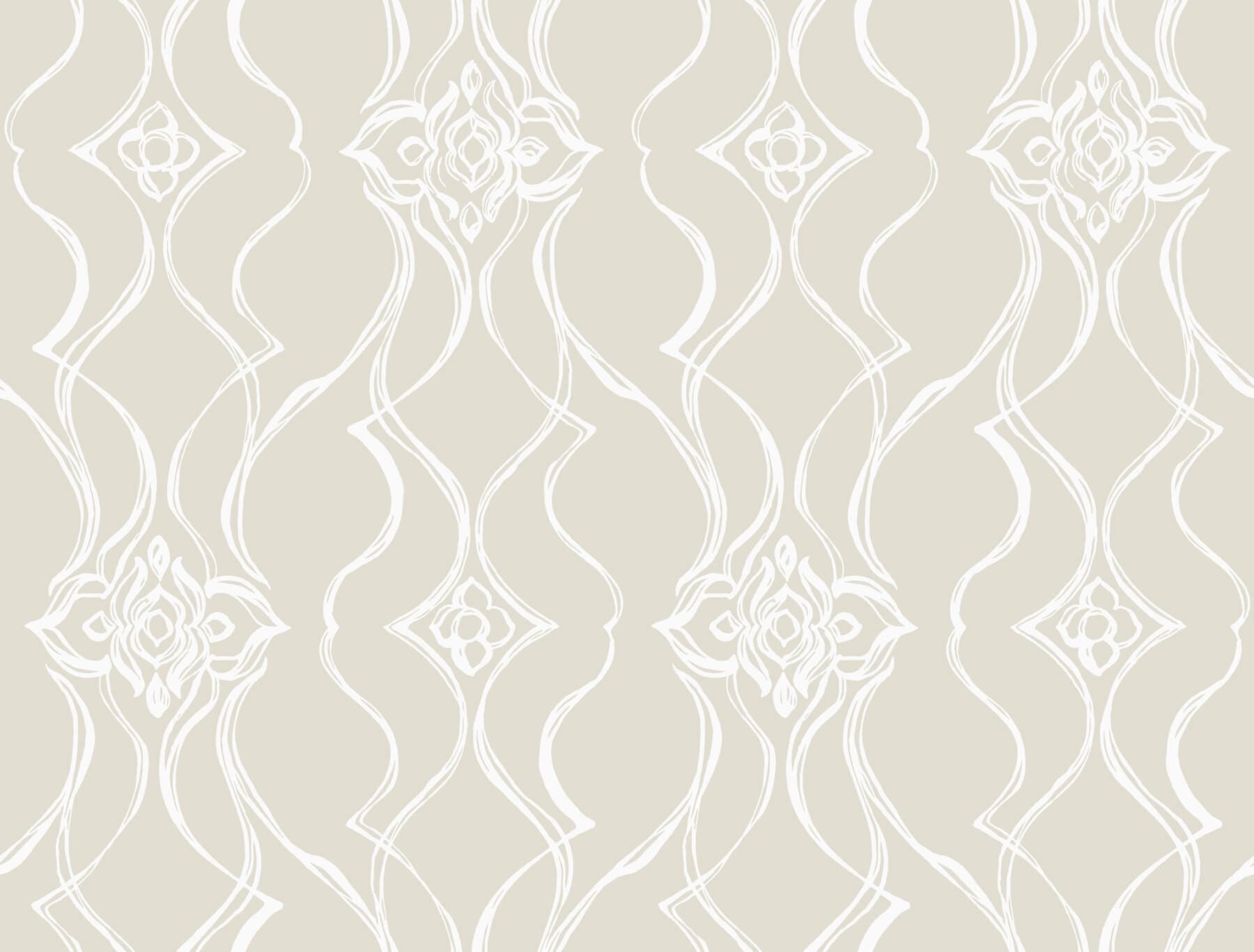 Pirouette Wallpaper- Beige