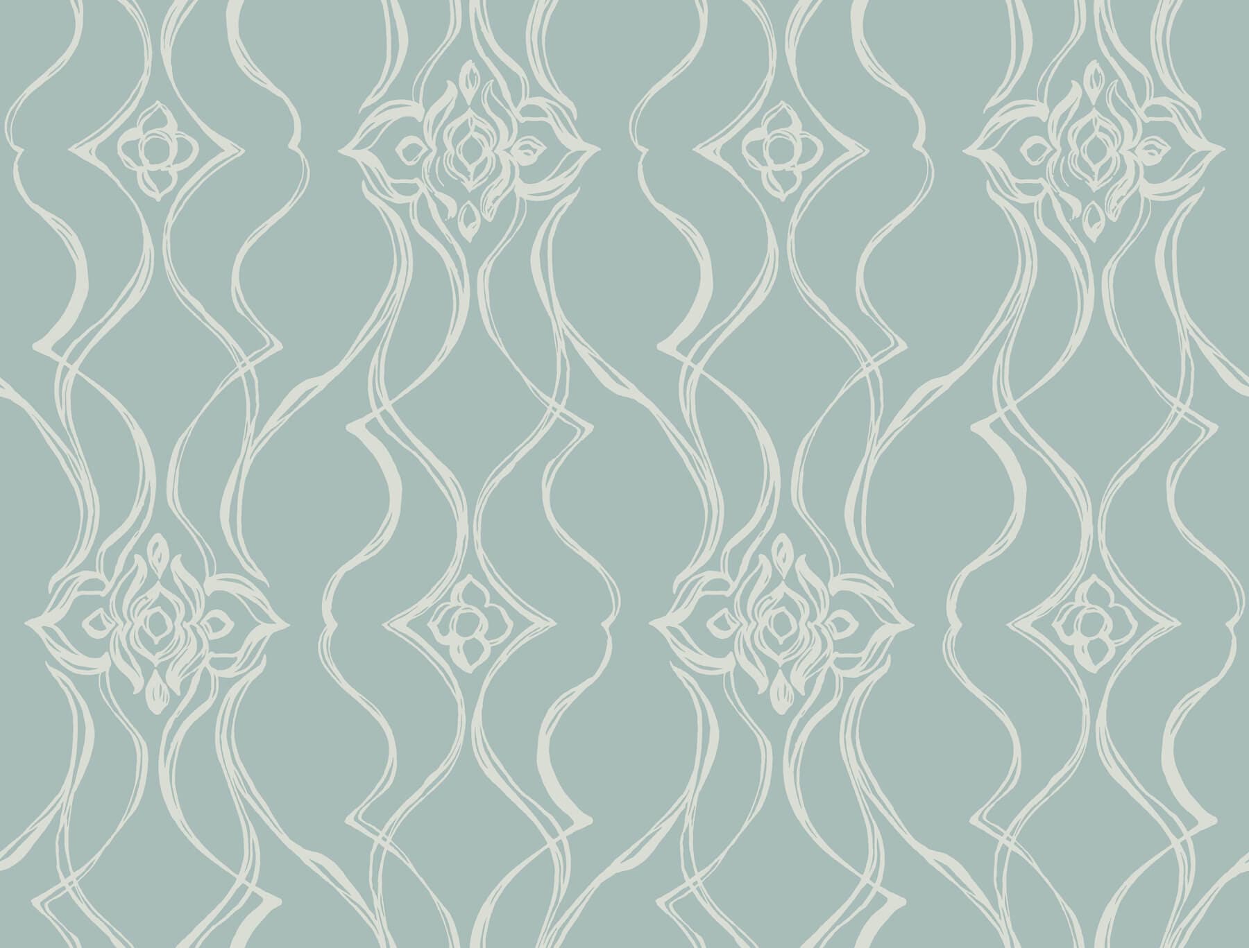 Pirouette Wallpaper- Spa
