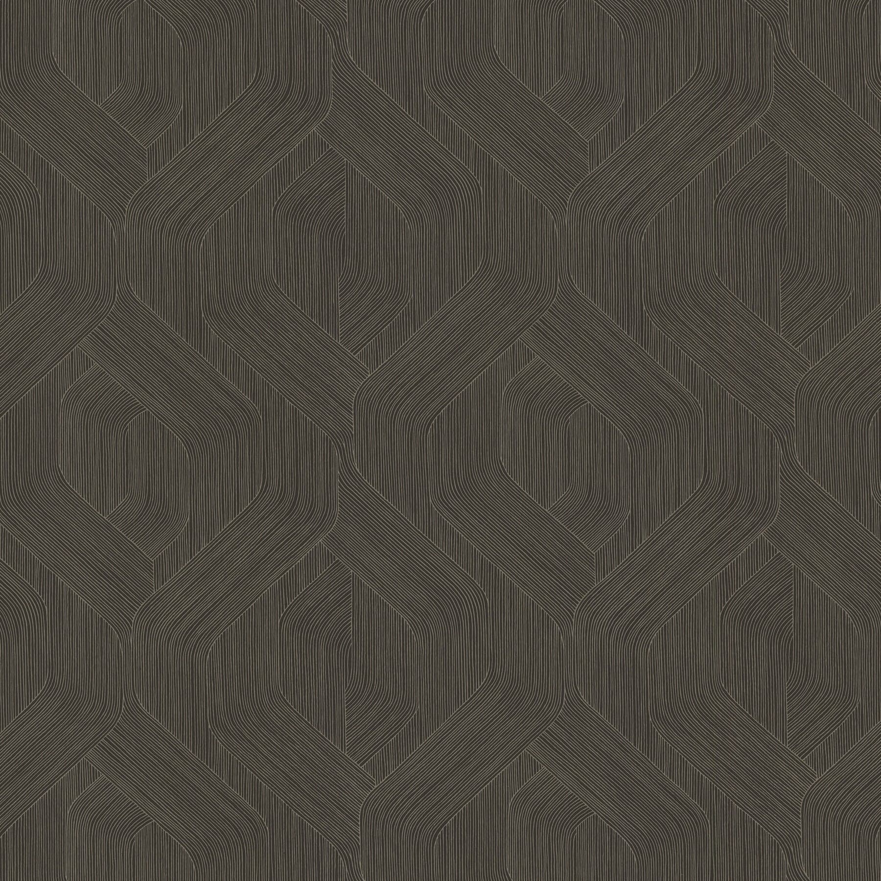 Candice Olson Infinity Chocolate Wallpaper