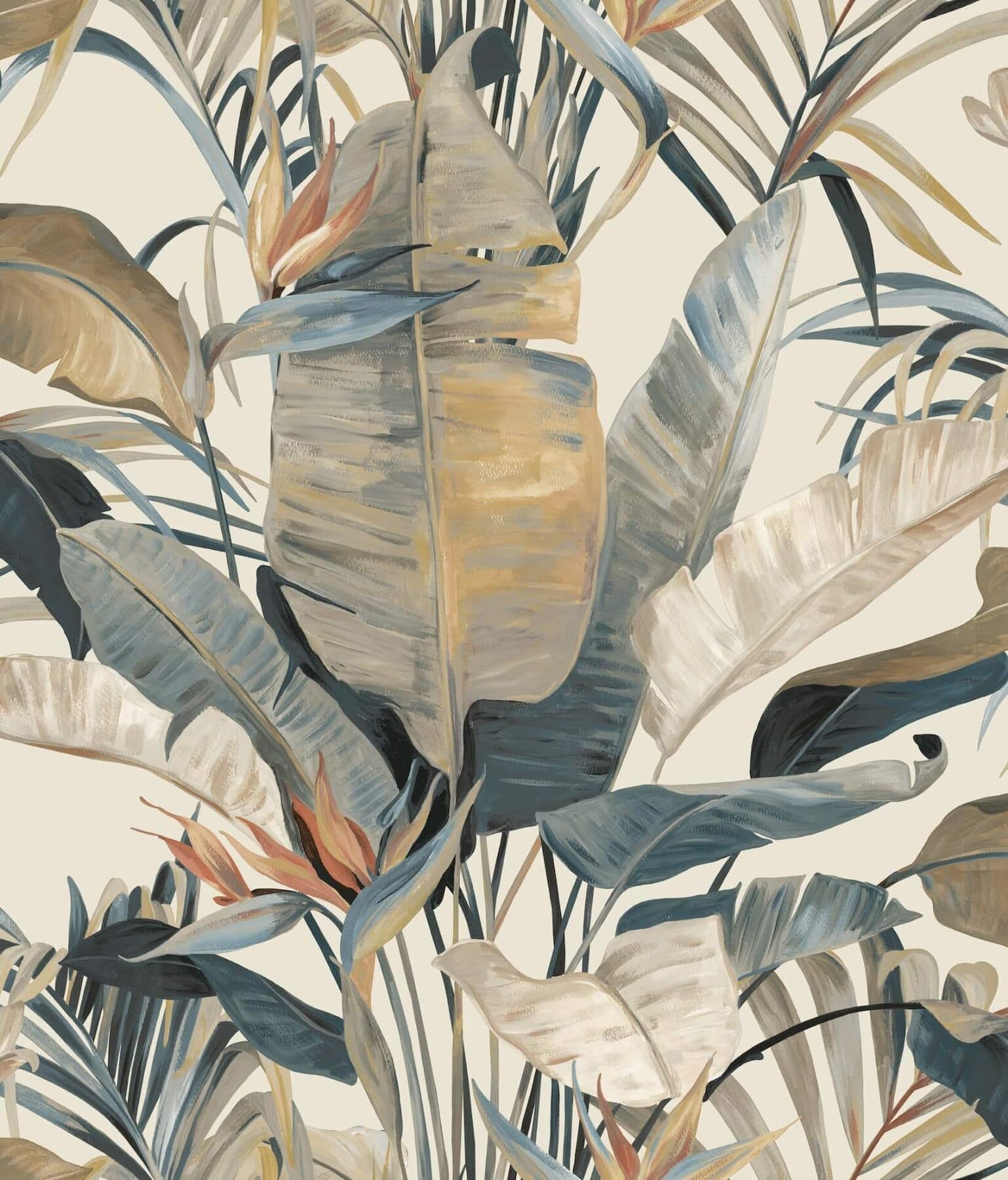 Tropical Cabana Wallpaper- Plush Neutral