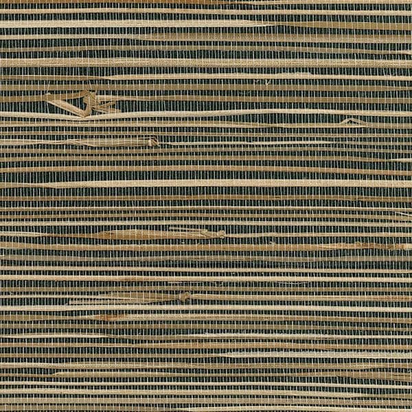 Anhui Black Grasscloth Wallpaper