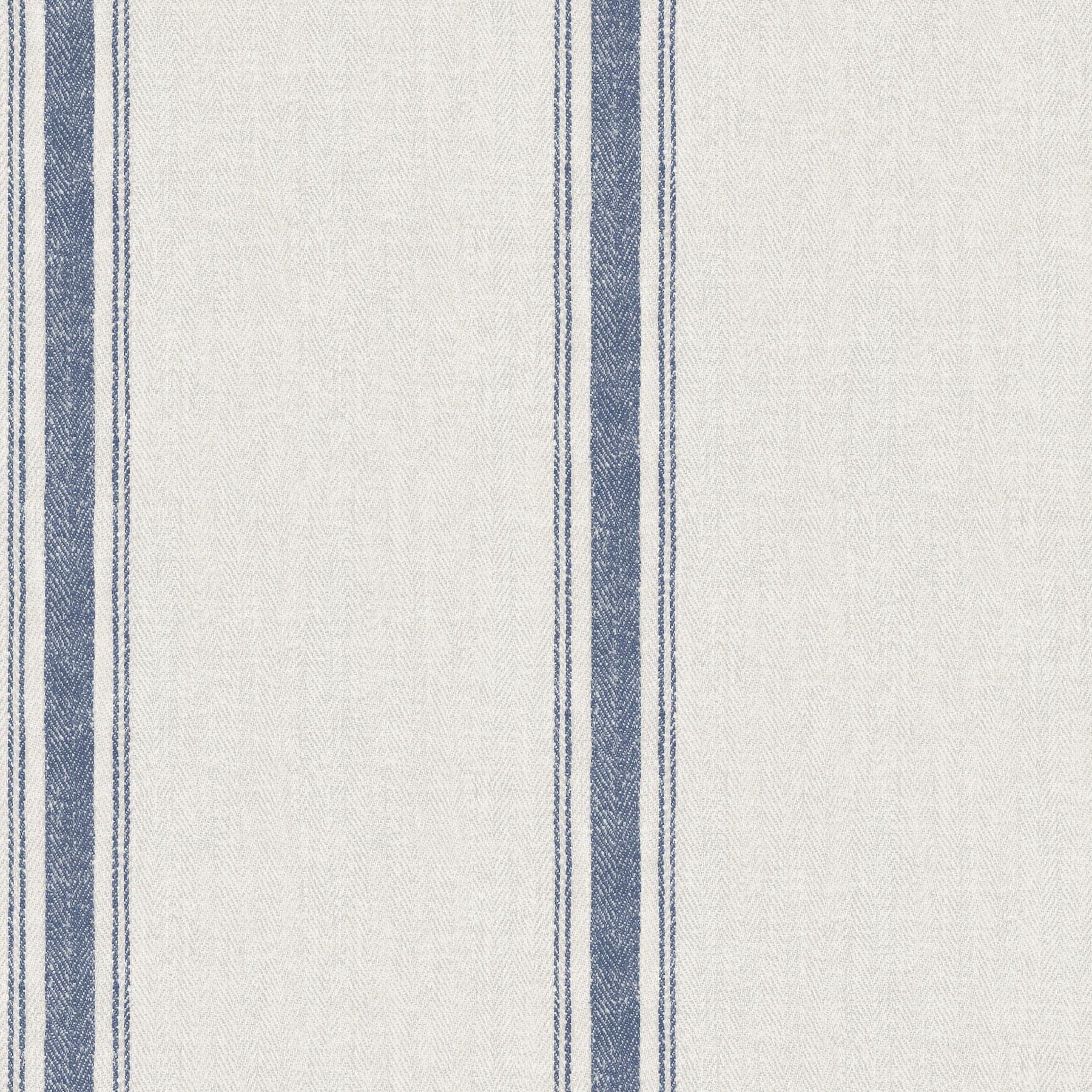 Chesapeake Linette Fabric Stripe Denim Wallpaper