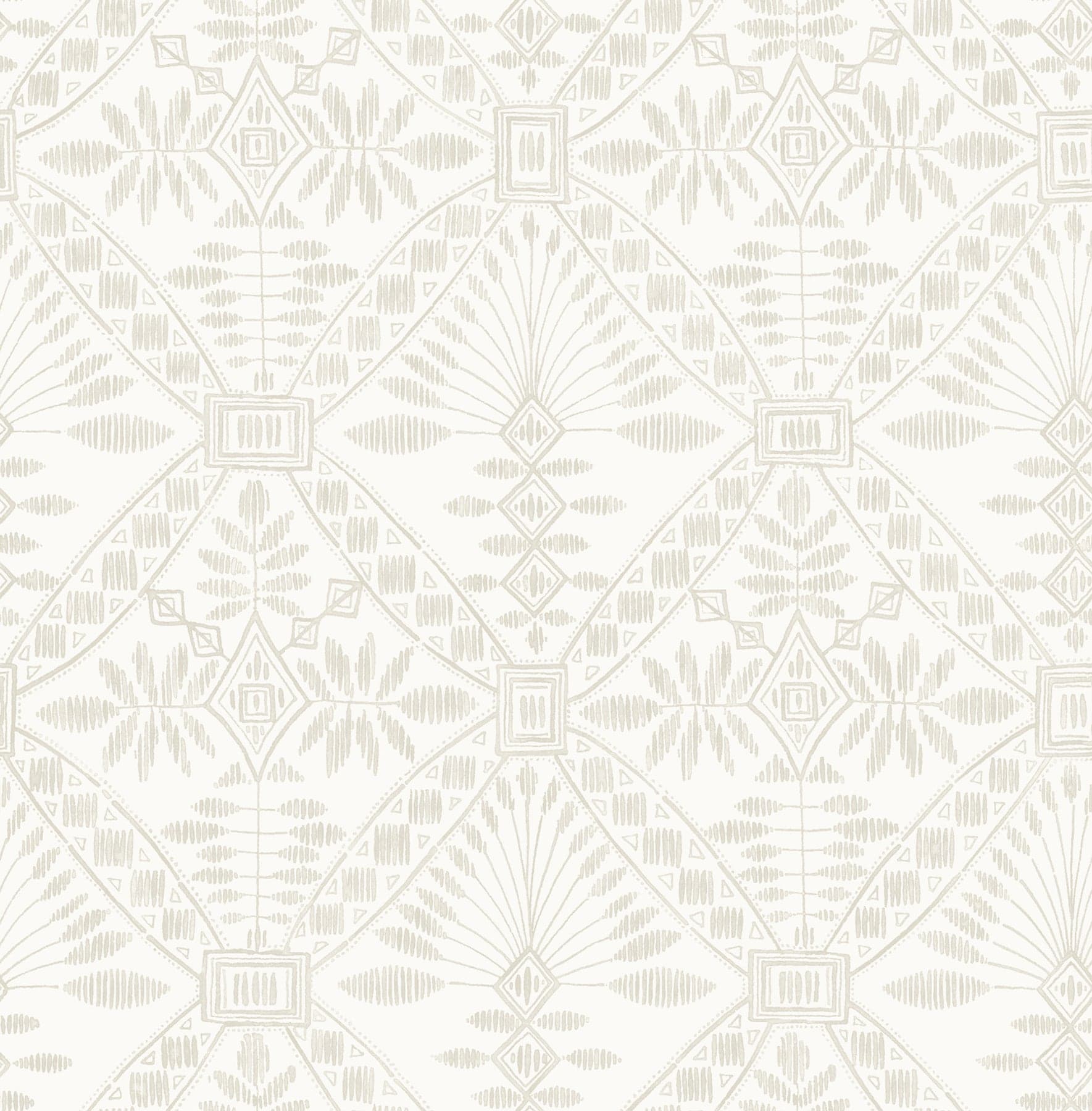 Chesapeake Emmarie Geometric Light Grey Wallpaper