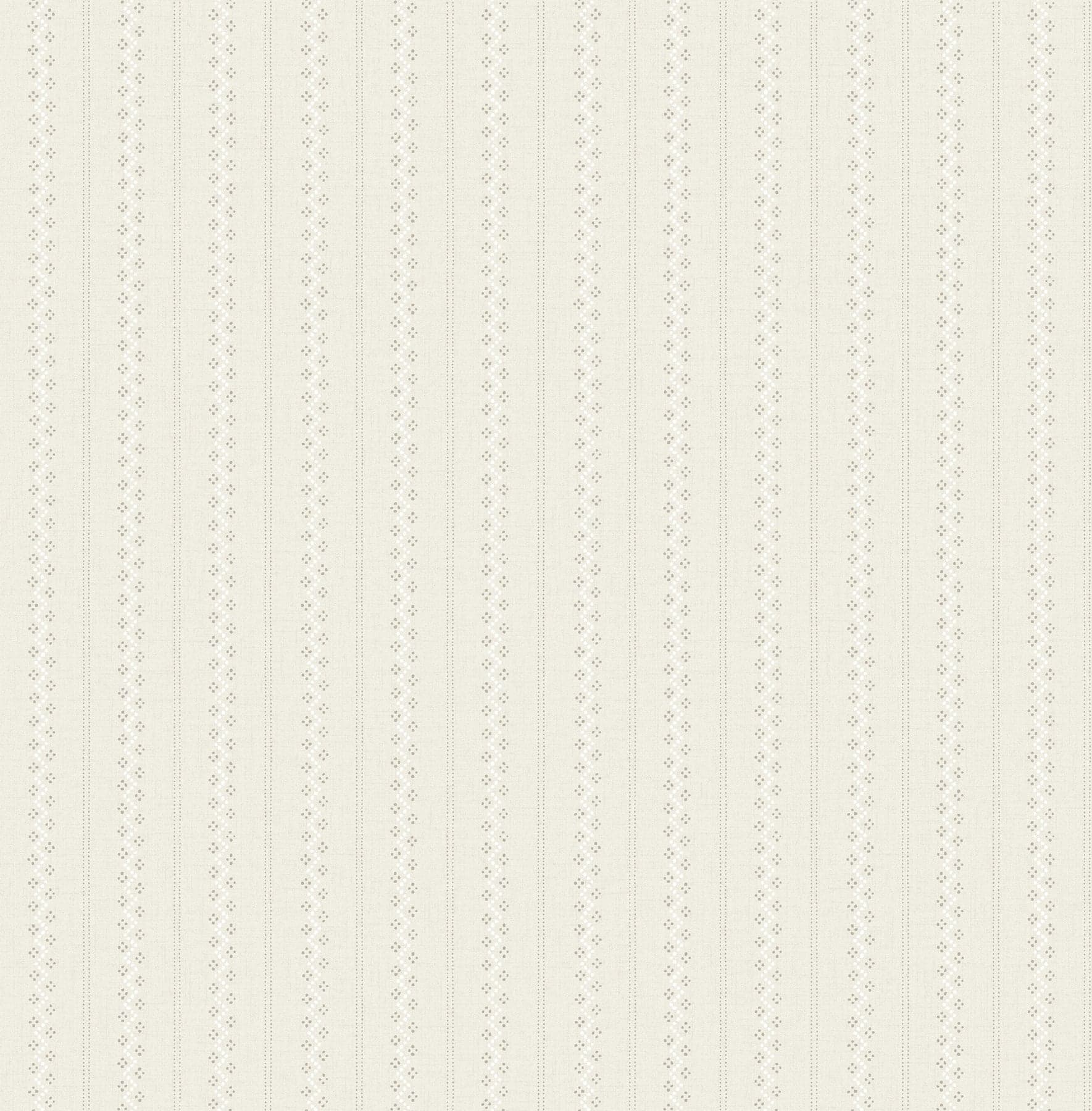 Chesapeake Curtis Embellished Stripe Beige Wallpaper