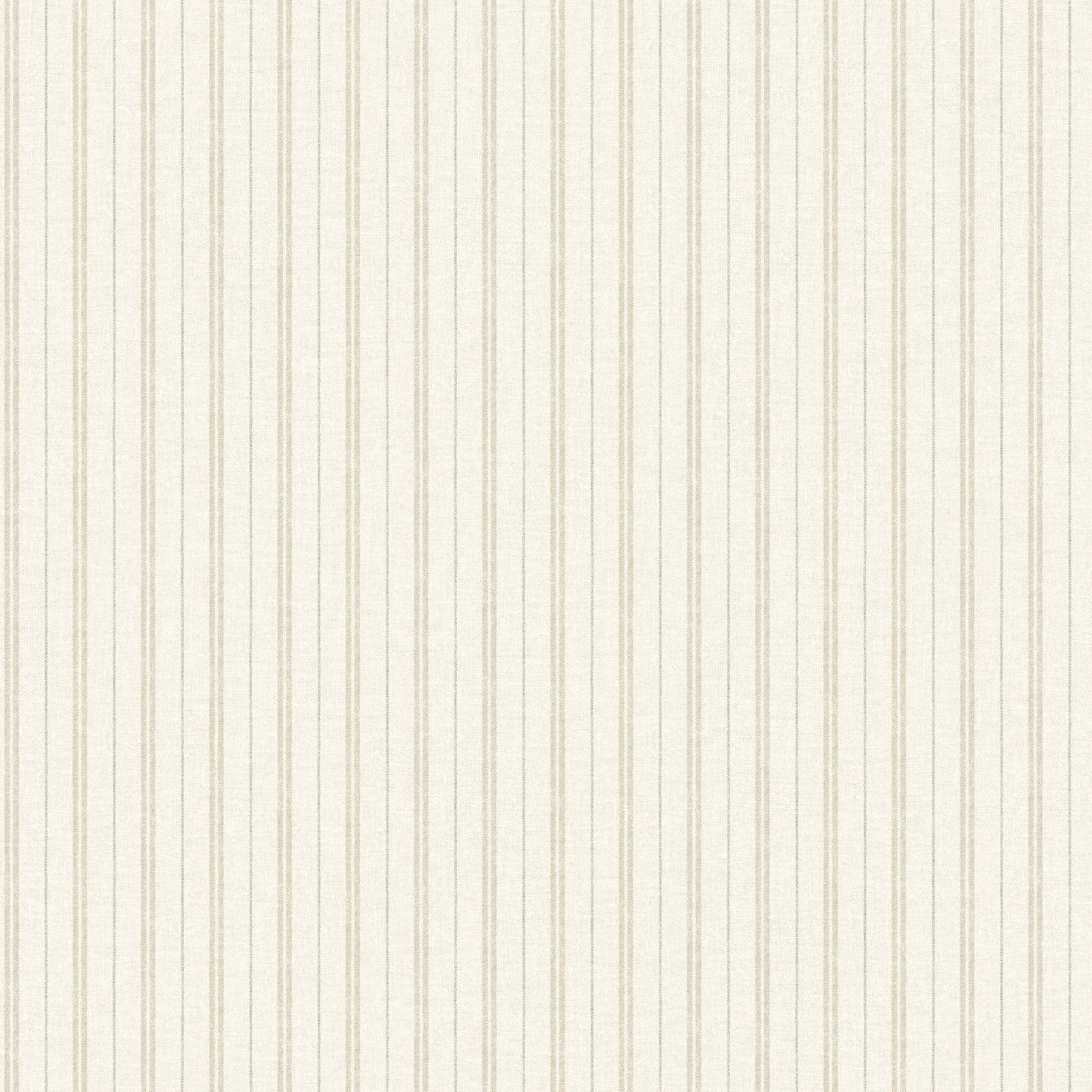 Chesapeake Harville Double Stripe Beige Wallpaper