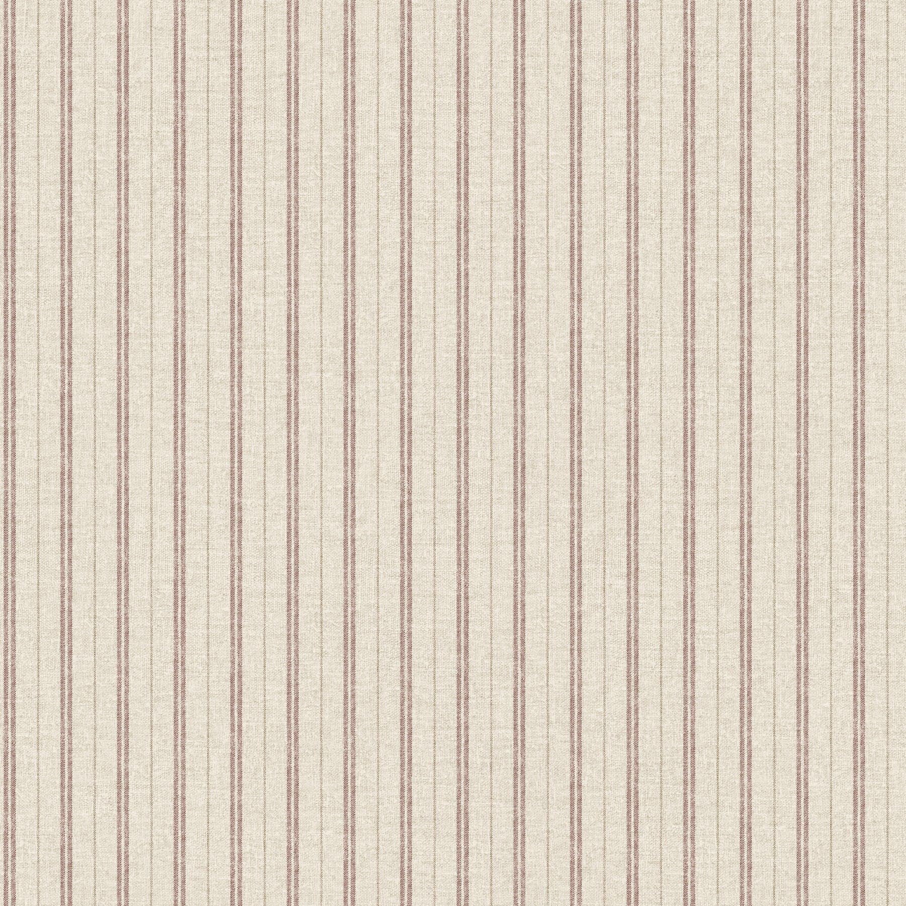 Chesapeake Harville Double Stripe Maroon Wallpaper
