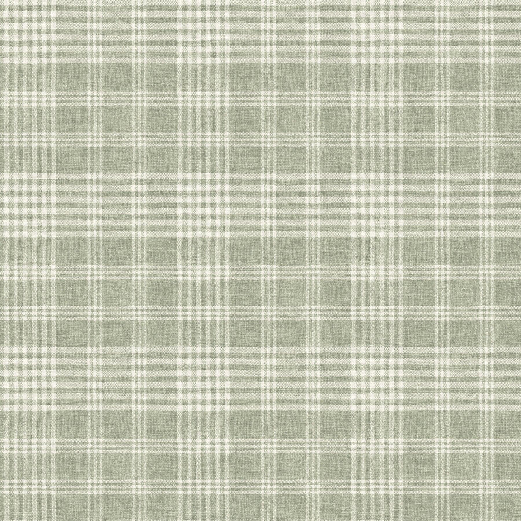 Chesapeake Perry Plaid Green Wallpaper