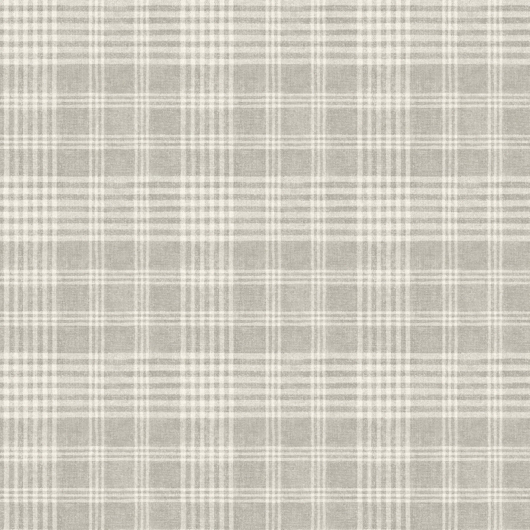 Chesapeake Perry Plaid Grey Wallpaper