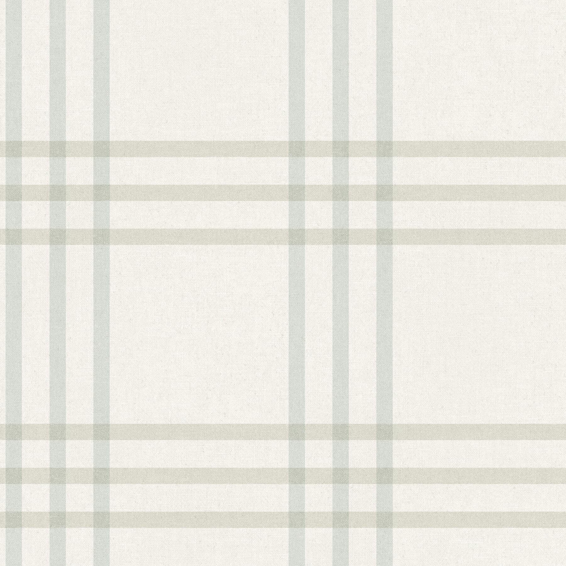 Fletcher Aqua Plaid Wallpaper