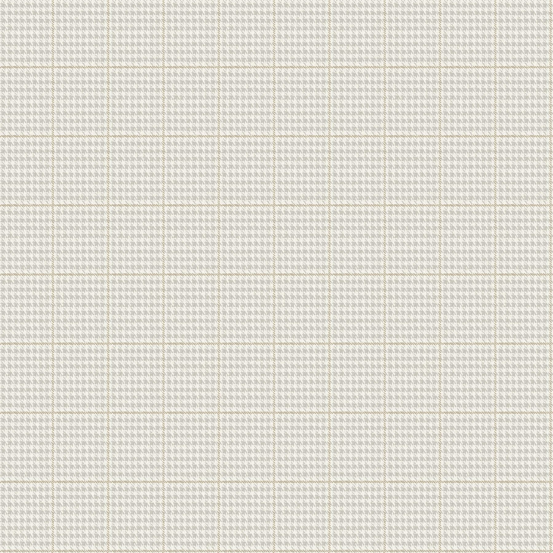 Prescott Grey Glen Check Wallpaper