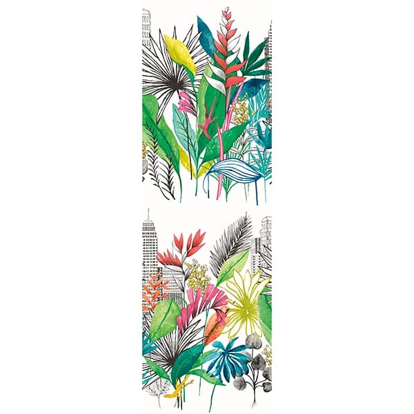 Sierra Multicolor Urban Tropic Wallpaper