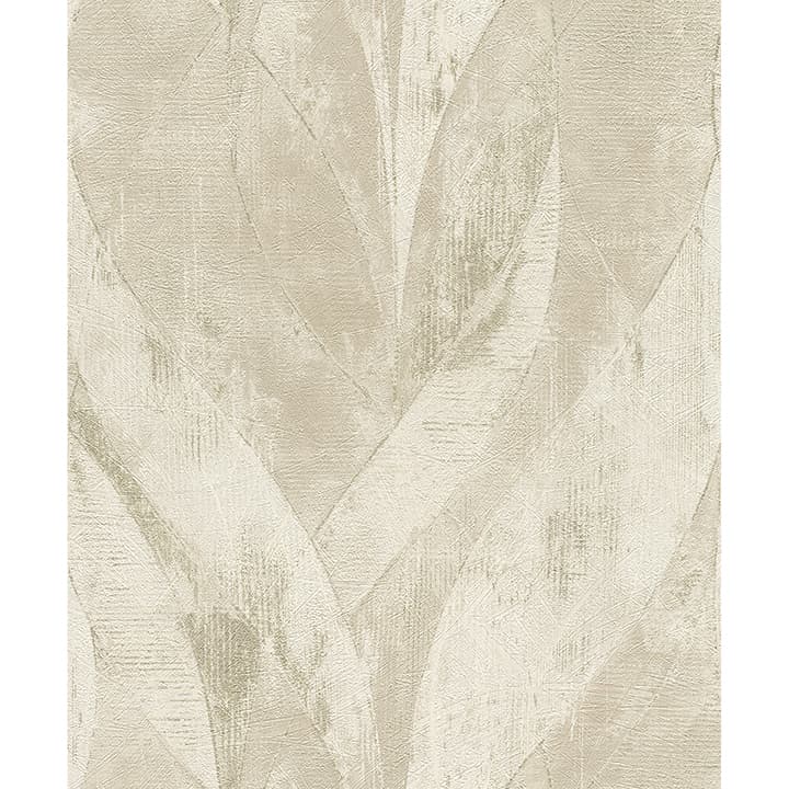 Blake Light Grey Leaf Wallpaper